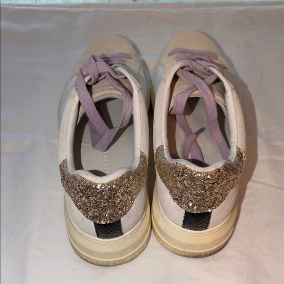 Veronica Beard Beige and Gold Athletic Shoes - Picture 7 of 9